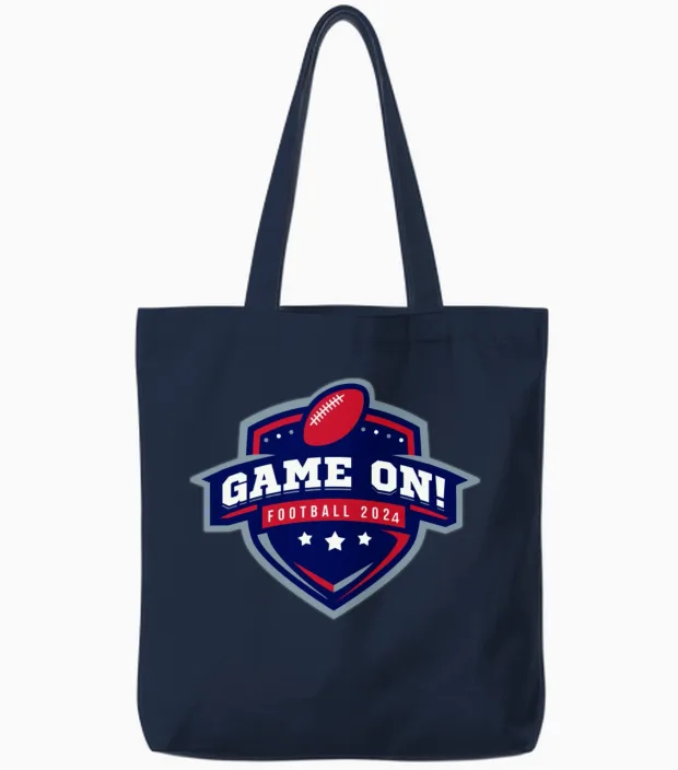 Game on - Football 2024 Tote Bags in Navy