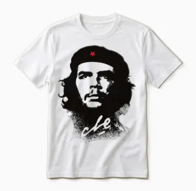 Che Guevara Shirt Cuba Révolution Rebelle Cubain T-Shirt Haut De Gamme Unisex T-Shirt - White