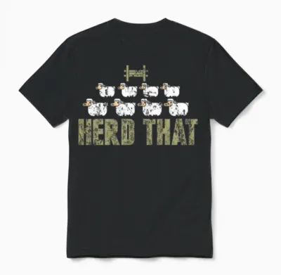 Sheep Unisex T-Shirt - Black