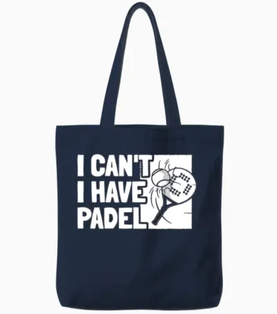 Padel No Puedo Tengo Padel Tote Bags - Navy