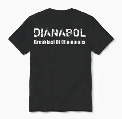 Bodybuilding Dianabol Steroid - Breakfast Of Unisex T-Shirt - Black