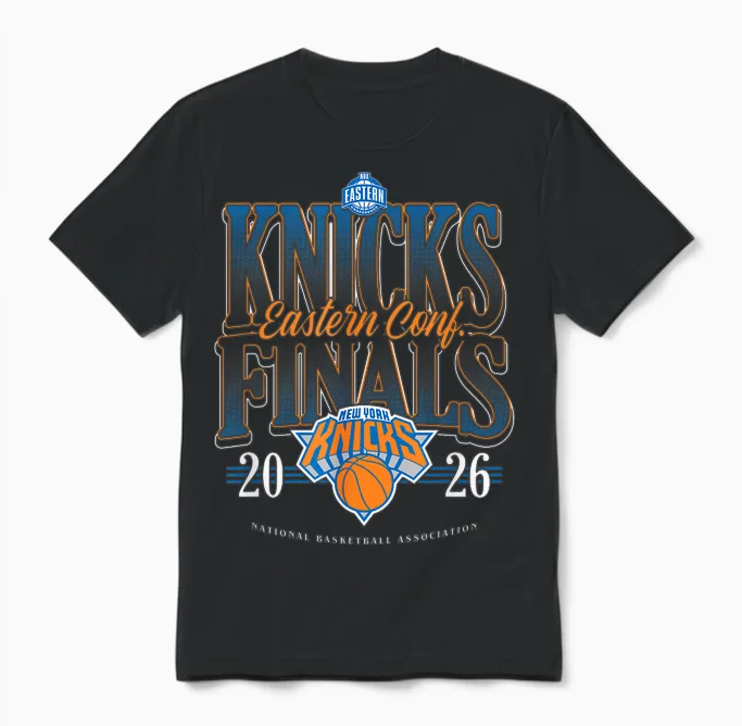 Nba 2026 Eastern Conference Finals Knicks Next Level Unisex T-Shirt in Black