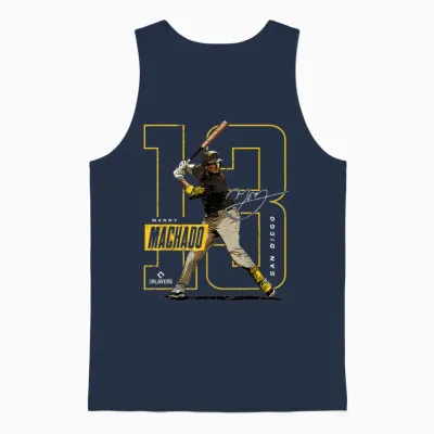 Manny Machado | San Diego Baseball Mlb Players | Mlbmac4055 Unisex Tank Top - Navy