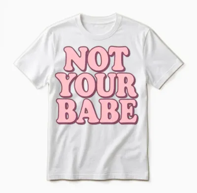 Not Your Babe Unisex T-Shirt - White