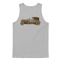 Retro Car — Cars & Muscle Gift Unisex Tank Top - Ash – 1