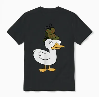 Disney Channel Gravity Falls Duck-Tective Unisex T-Shirt - Black