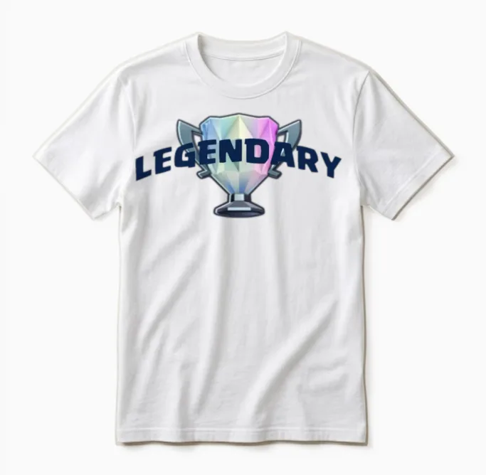 Clash Royale Legendary Unisex T-Shirt in White