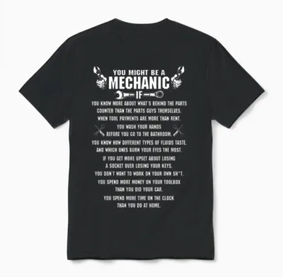 Mechanic Mechanic Mechanical Heart Tattoo Anime Unisex T-Shirt - Black