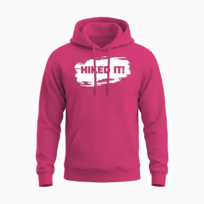 Hiked It Unisex Hoodie - Heliconia