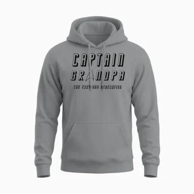 Captain Grandpa! Unisex Hoodie - Sport Grey