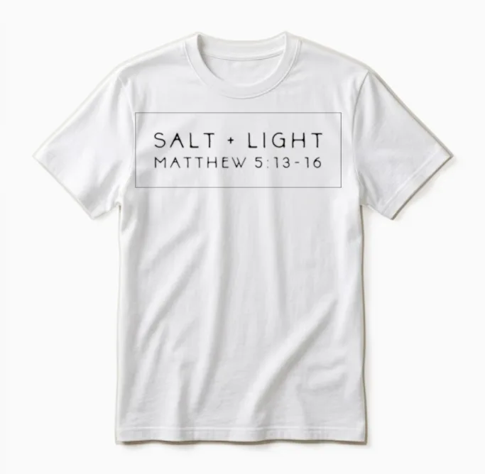 Salt Light Matthew Unisex T-Shirt in White