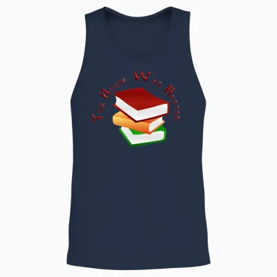 The Book Was Better Unisex Tank Top - Navy