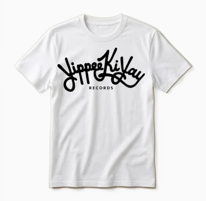 Yippee Ki Yay Records Unisex T-Shirt in White