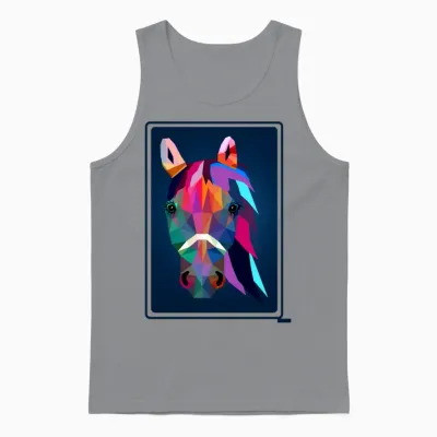 Horse Unisex Tank Top - Sport Grey