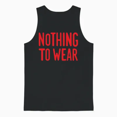 Funny Quotes Unisex Tank Top - Black