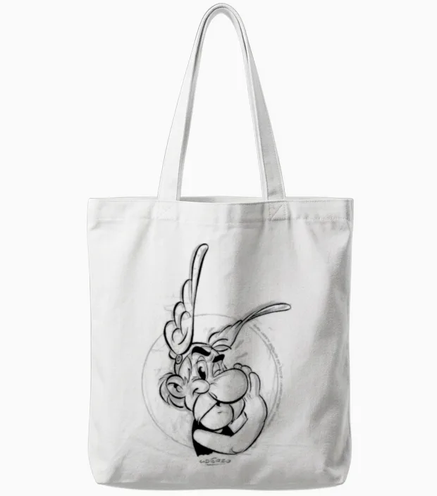 Asterix & Obelix the Gall Tote Bags in White