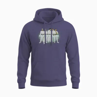 Backstreet Boys – Millenium Pose 2025 White Unisex Hoodie - Heather Sport Dark Navy