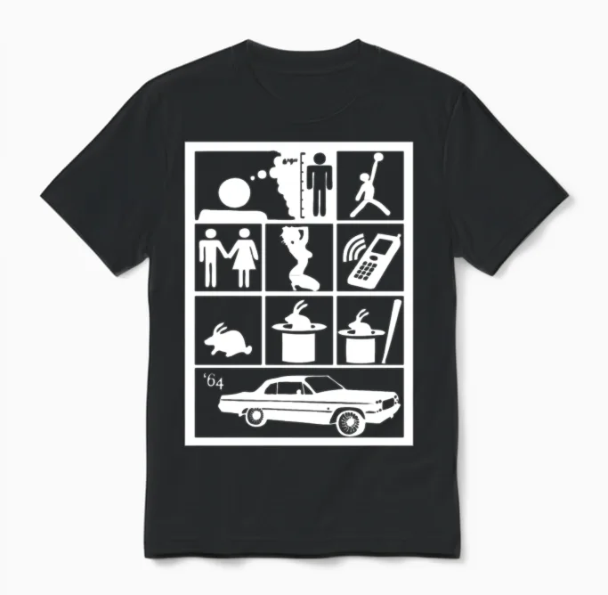 I Wish I Was Little Bit Taller Unisex T-Shirt in Black