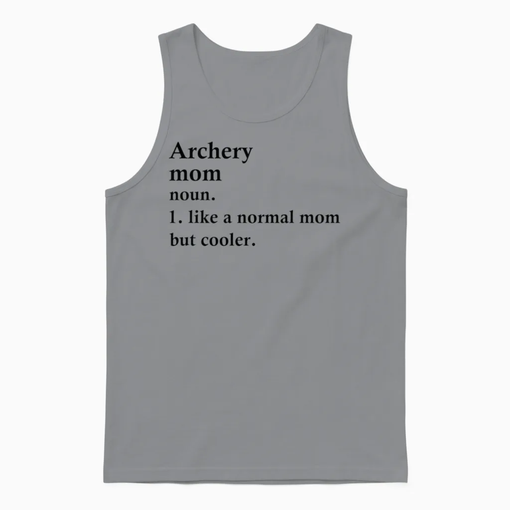 Archery Mom Funny Archer Definition Unisex Tank Top in Sport Grey