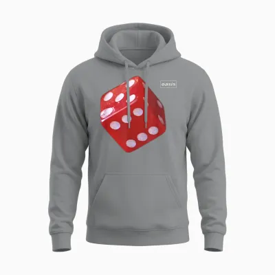 Oasis Amazon Exclusive Be Here Now 97' Dice Unisex Hoodie - Sport Grey