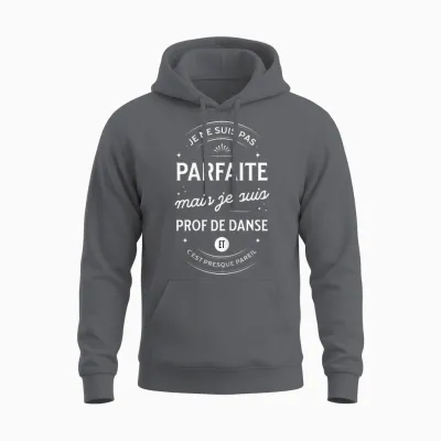 Gift Idea Dance Teacher Humor Dancer Woman T-Shirt, Black, Female X-Small Unisex Hoodie - Charcoal