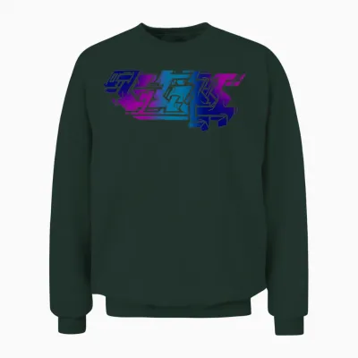 Graffiti Piece - Dark Unisex Sweatshirt - Forest