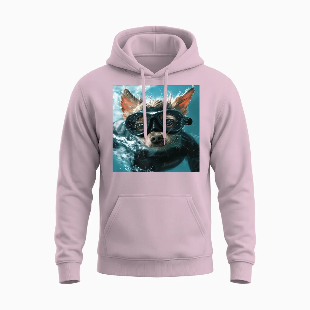 Dog Lovers Gift Unisex Hoodie in Light Pink