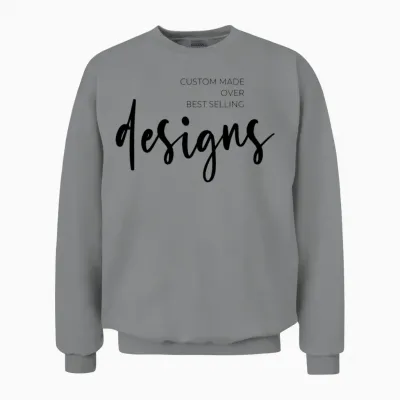 Custom Made Over Best Selling Designs Unisex Sweatshirt - Sport Grey