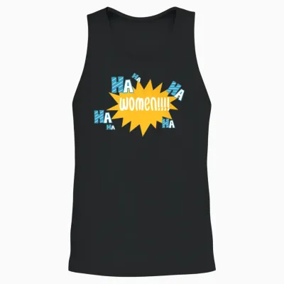 Funny Jock About Women Unisex Tank Top - Black