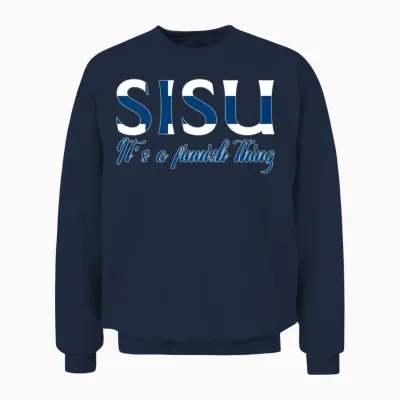 Finland Sisu Unisex Sweatshirt - Navy