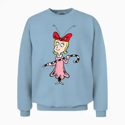 Dr. Seuss Cindy-Lou Who Unisex Sweatshirt - Light Blue