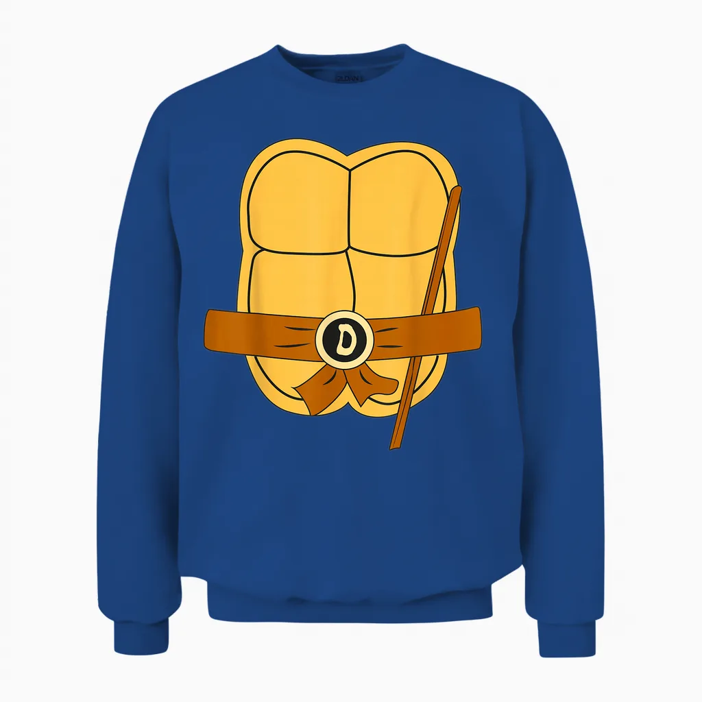 Donatello Easy Halloween Costume Unisex Sweatshirt in Royal