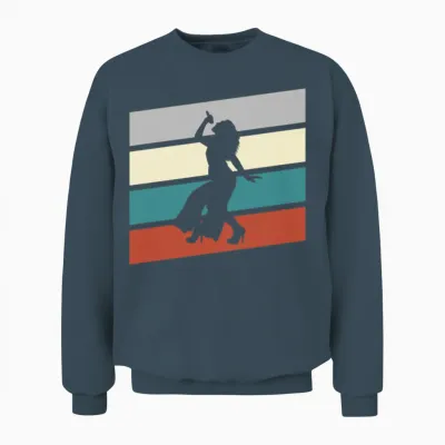 Singer Retro Unisex Sweatshirt - Dark Heather