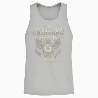 Lifetime Cadillac Team Member - Name Cadillac T-Shirt, Black, S Unisex Tank Top - Ash