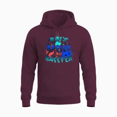 Bass Players, Bassist, Bass Guitarists Guitarist Unisex Hoodie - Maroon