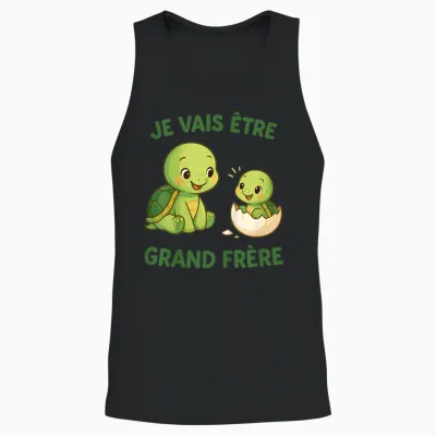 Child Big Brother - I Will Be Big Brother - Future Big Brother Unisex Tank Top - Black