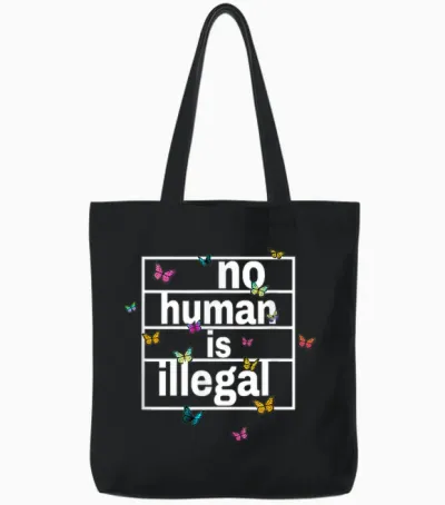 Kein Mensch Ist Illegal – Das Original Tote Bags - Black