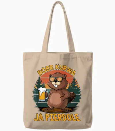 Bober Kurwa Meme Poland Beaver Yes Pierdole Bobr Tote Bags - Natural