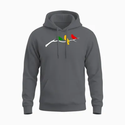 Rasta Reggae Music Jamaica Rastafari Roots Jamaican Unisex Hoodie - Charcoal