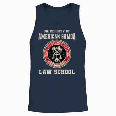 University of American Samoa Law School Unisex Tank Top - Navy