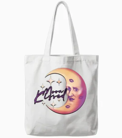 Moon Kissed - Eclipse Tote Bags - White