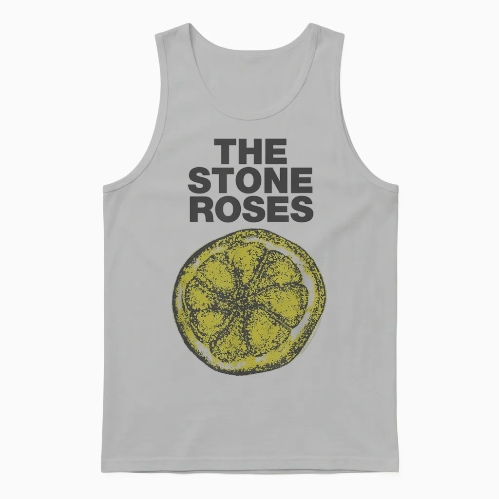 Stone Roses Lemons 1989 Official Rock Band Album Unisex Tank Top in Ash