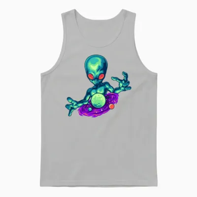 Alien His Universe Unisex Tank Top - Ash