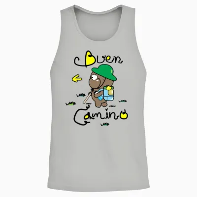 Coco Buen Camino Unisex Tank Top - Ash