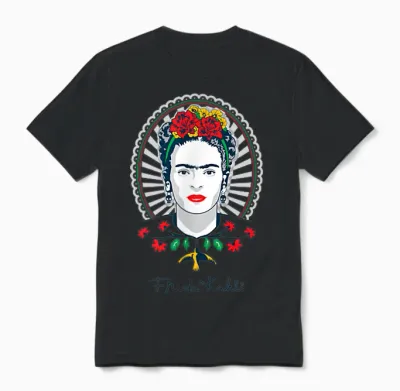 Frida Kahlo Art Muse Surrealismus Feminismus Papl1688 Unisex T-Shirt - Black