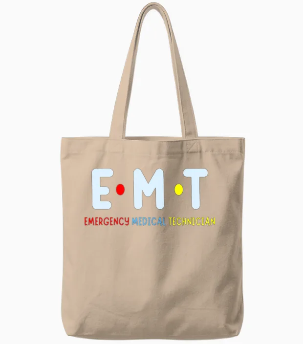 Emergency Medical Technician Emt Tote Bags in Natural