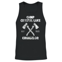 Camp Crystal Lake Counselor Unisex Tank Top - Black – 2