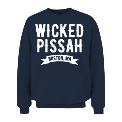 Wicked Pissah Unisex Sweatshirt - Navy