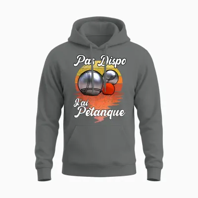 Not Available J'ai Pétanque - Funny Humour for Fan Des Boules Unisex Hoodie - Graphite Heather