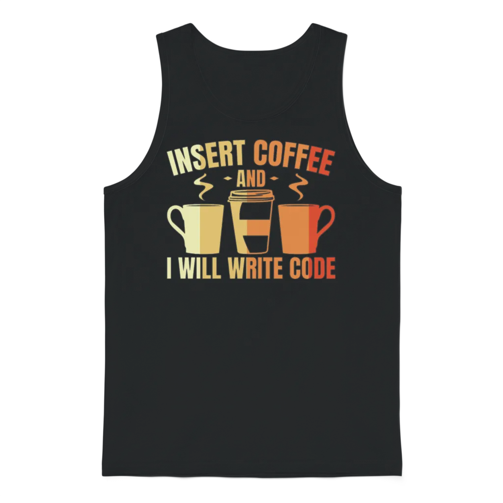 Funny Programmer Programmers & It Unisex Tank Top - Black